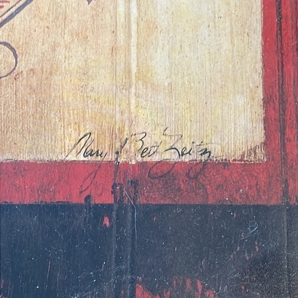 2 Mary Beth Zeitz Limited Edition Prints Cooking School Sign Framed Art - Picture 3 of 13